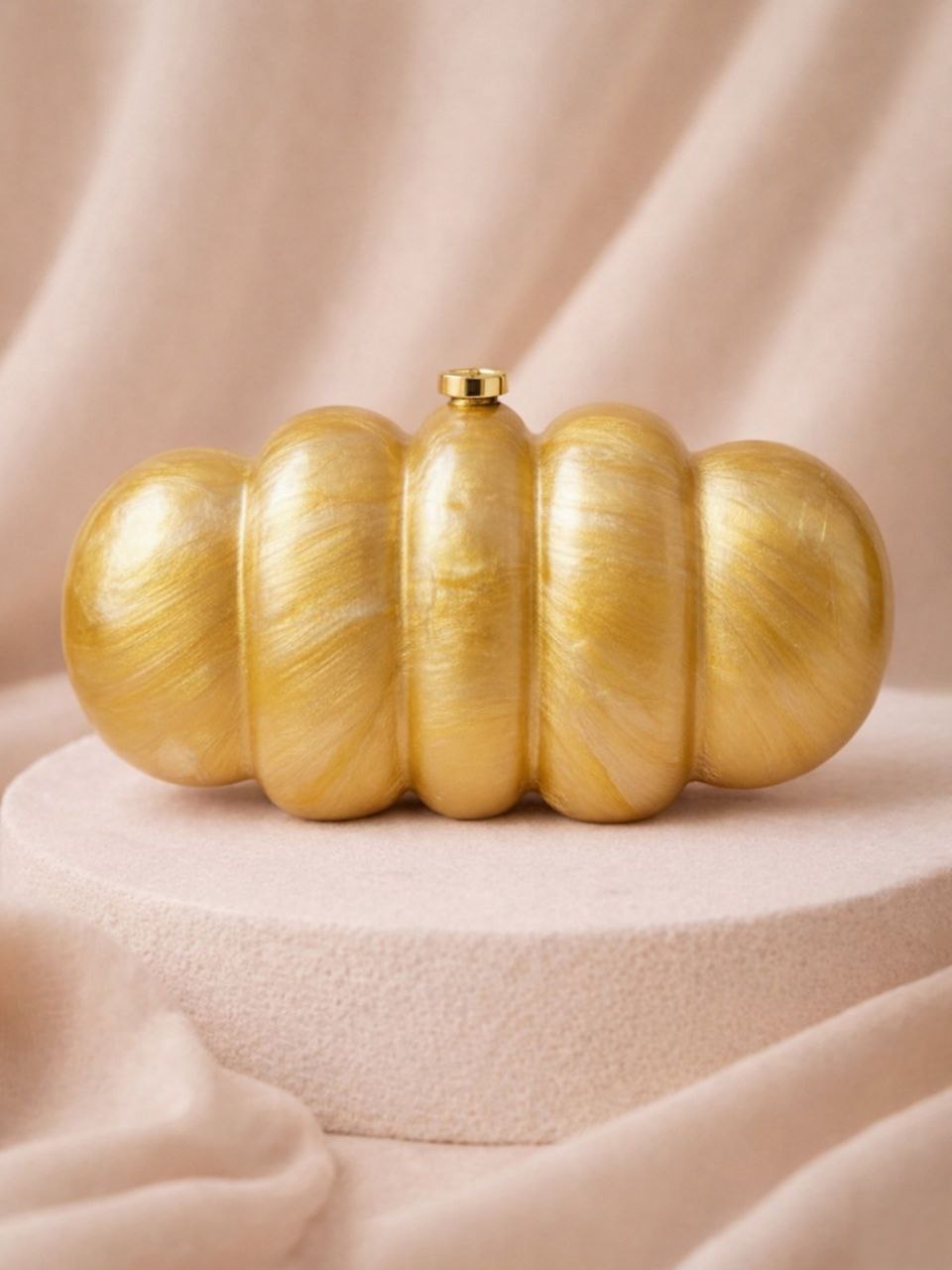 Designer Puff Acrylic Clutch