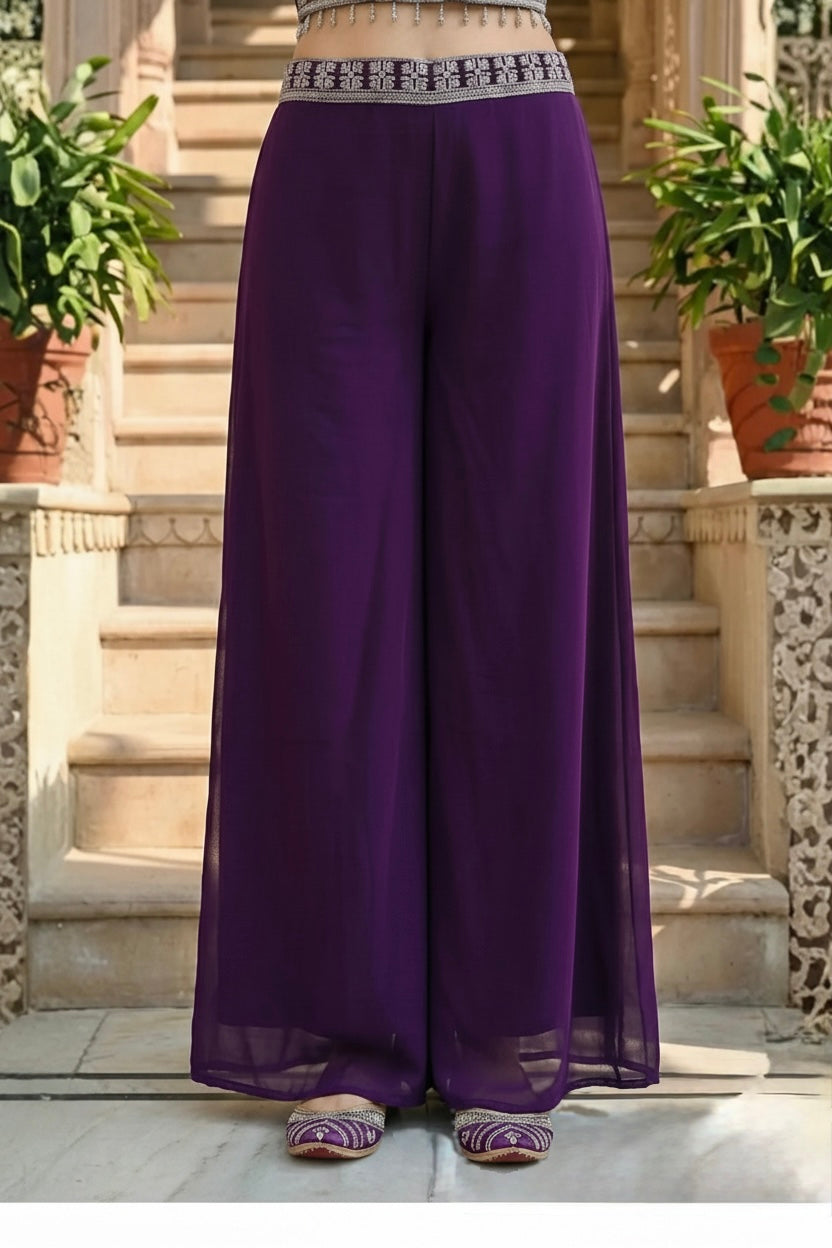 Embroidered Indo-Western Coord Set