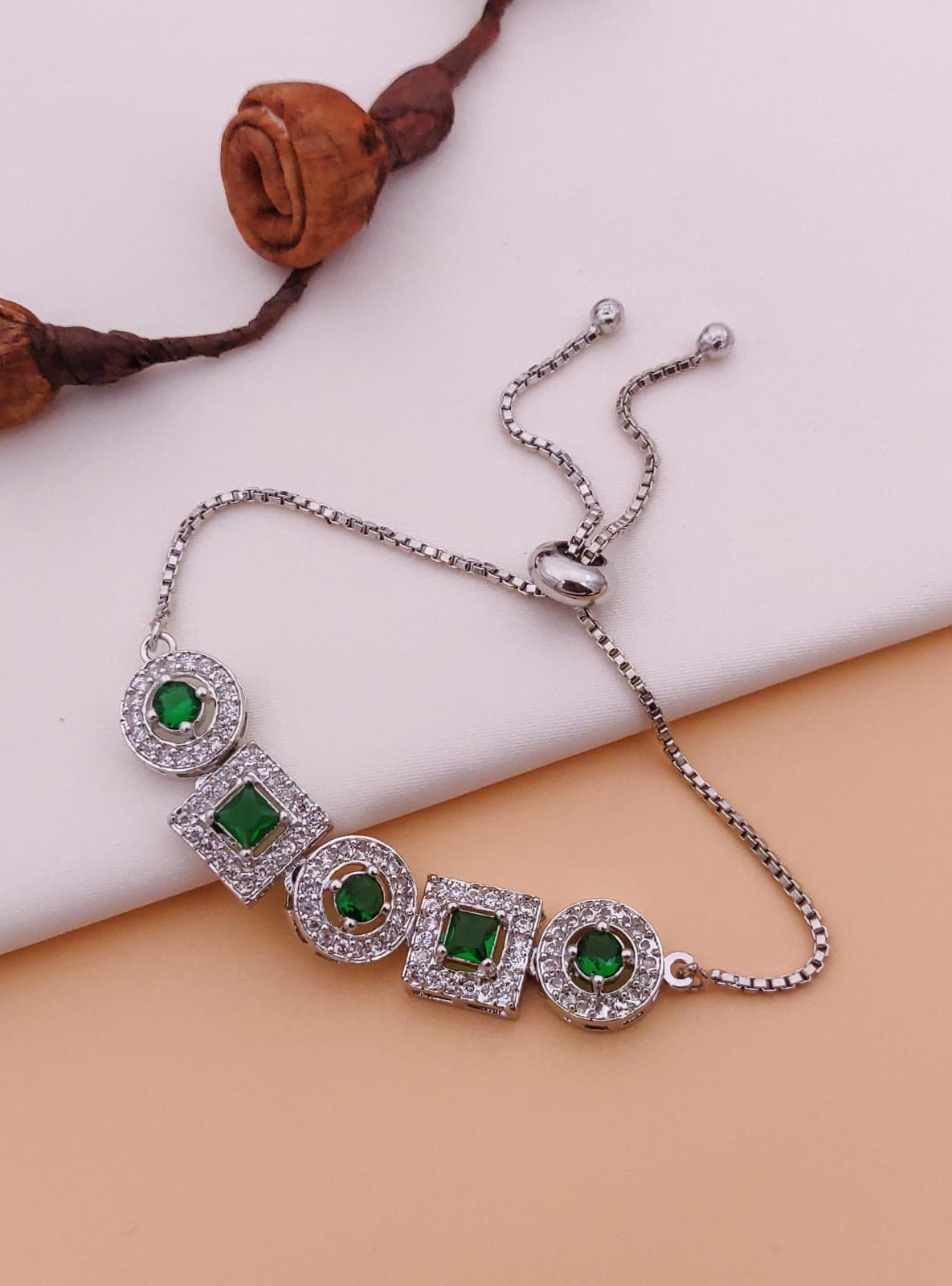 Emerald Green AD Bracelet