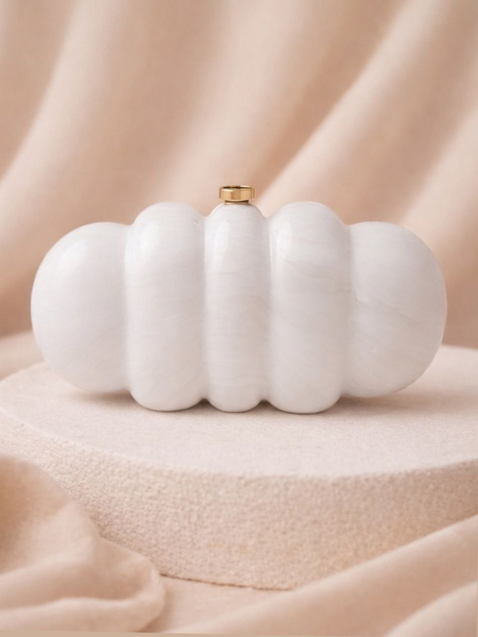 Designer Puff Acrylic Clutch
