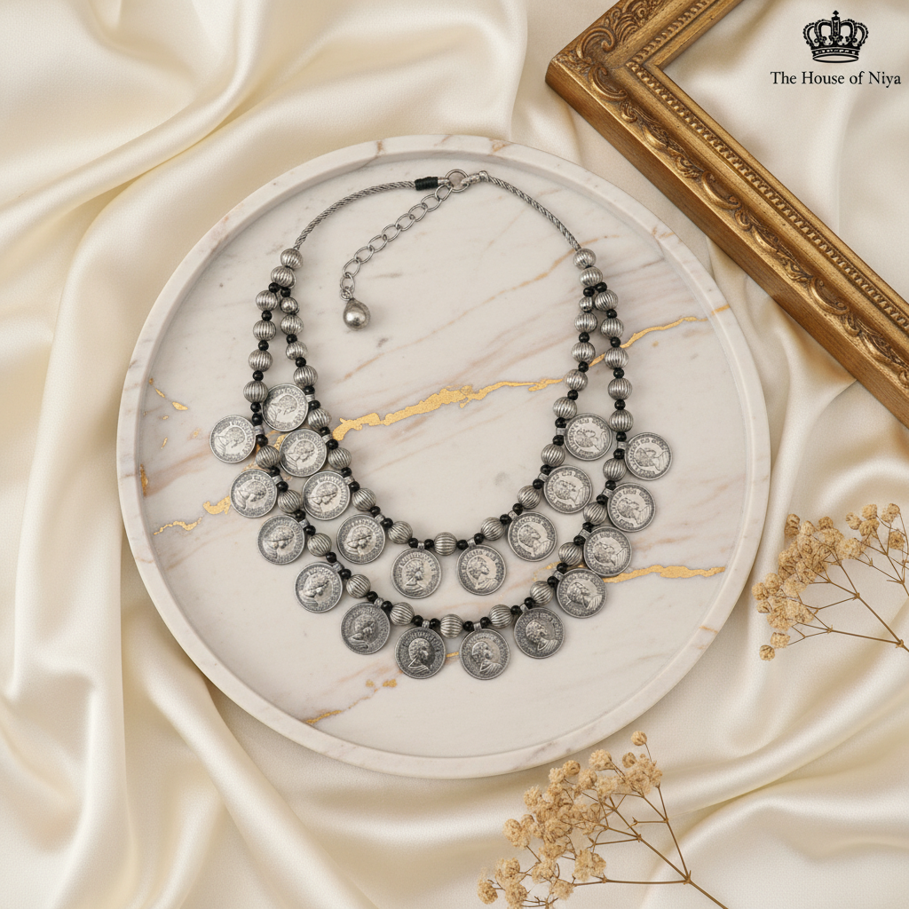 Kolhapuri Coin Necklace