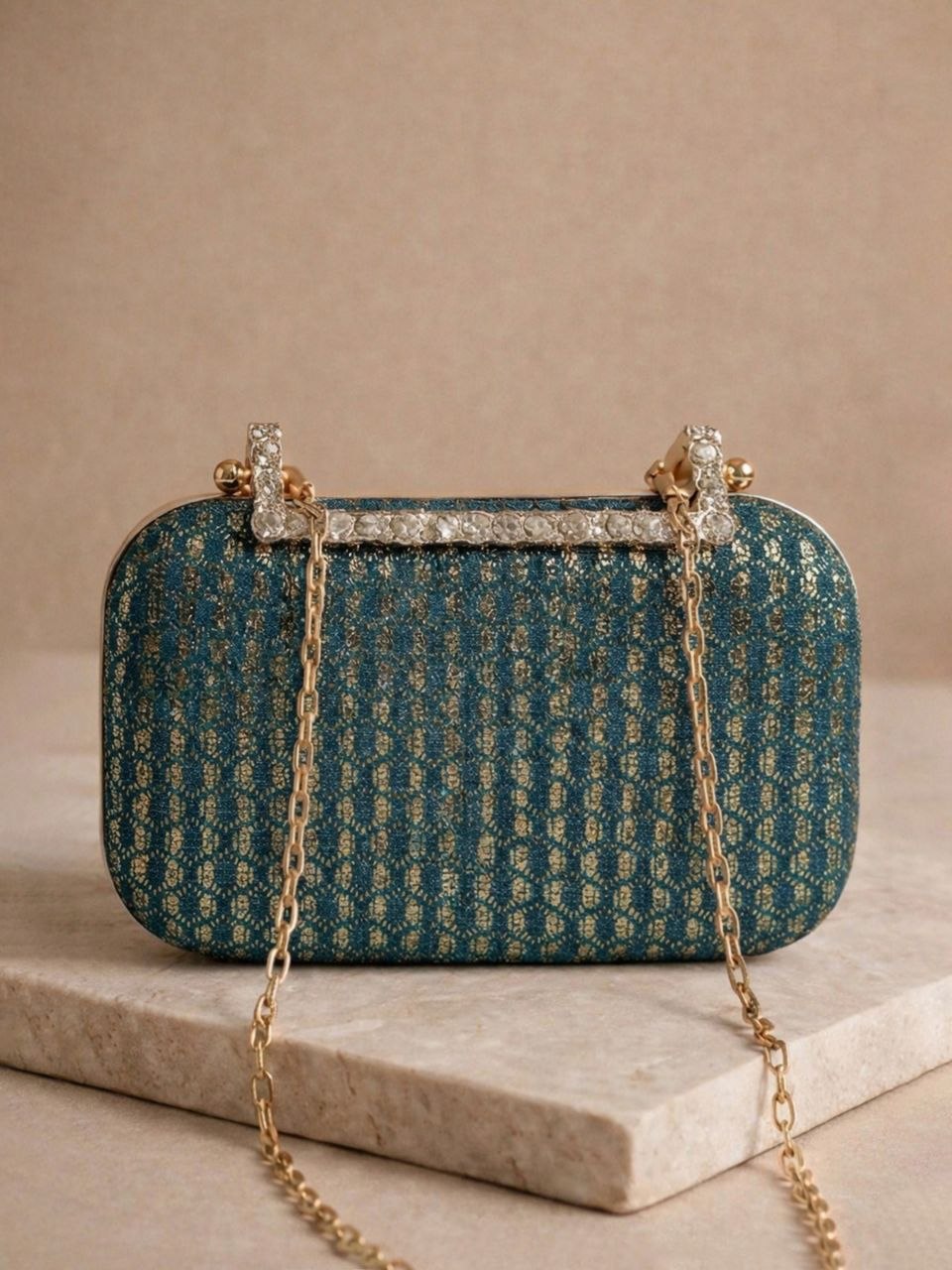 Designer Fabric Party Clutch